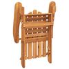 vidaXL Garden Adirondack Chairs with Footrests 2 pcs Solid Wood Acacia