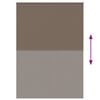 vidaXL Roller blind blackout 164.4x230 cm Fabric Width 160 cm coffee