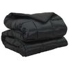 vidaXL Winter Duvet Black 240 x 260 cm Satin and Microfiber