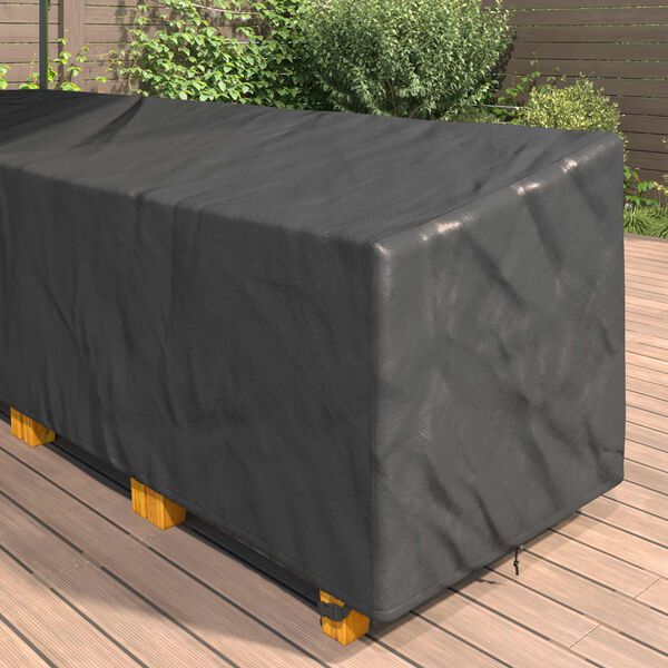 vidaXL Furniture Cover Black