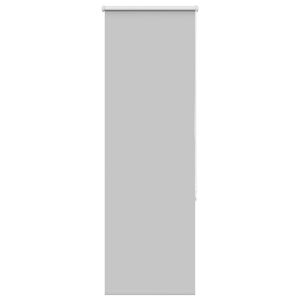 vidaXL Roller Blind Blackout Light Grey 40x130 cm Fabric Width 35.7 cm