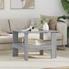 vidaXL Coffee Table Grey Sonoma 57 x 55 x 45 cm Engineered Wood