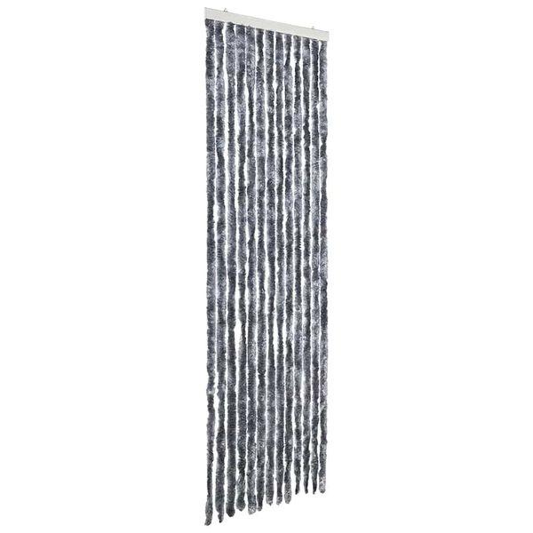 vidaXL Insect Curtain Silver 56x200 cm Chenille
