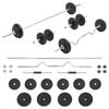 vidaXL Barbell and Dumbbell Set 30 kg