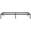 vidaXL Metal Bed Frame without Mattress Black 90x190cm
