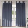 vidaXL Blackout Curtains with Rings 2 pcs Anthracite 245 x 140 cm