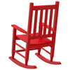 vidaXL Rocking Chairs for Children 2 pcs Red Solid Wood Poplar