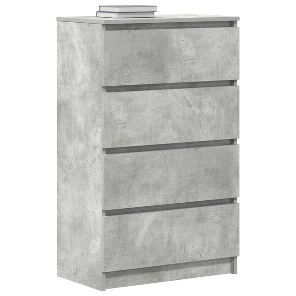 vidaXL Sideboard Concrete Grey 60x35x98.5 cm Engineered Wood