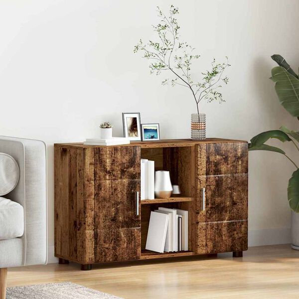 vidaXL Sideboard FLORIN Old Wood 88.5 x 30.5 x 55.5 cm Engineered Wood