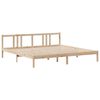 vidaXL Bookcase Bed without Mattress 200x200cm Solid Wood Pine