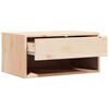 vidaXL Bedside Table Brown 50 x 32.5 x 24 cm Solid pine wood