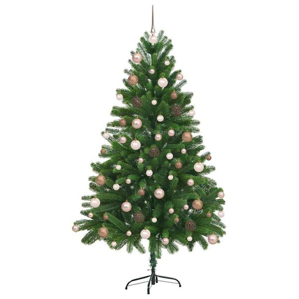 vidaXL Christmas Tree with 300 LEDs with Stand Green 180 cm PE