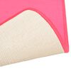 vidaXL Bed Carpets Shaggy High Pile 3 pcs Pink
