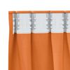 vidaXL Blackout Curtains with Rings 2 pcs Bright Orange 245 x 140 cm