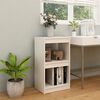vidaXL Book Cabinet White 40x30x71.5 cm Solid Pinewood