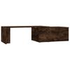 vidaXL Coffee Table Smoked Oak 150x50x35 cm Engineered Wood