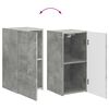 vidaXL TV Cabinet Set Wall-mounted 5 pcs Concrete Grey Engineered Wood