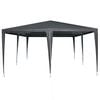vidaXL Party Tent Anthracite 400 x 400 x 266 cm Polyethylene and Steel