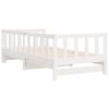 vidaXL Pull-out Day Bed without Mattress White 2x(90x190)cm