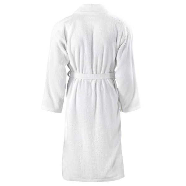 vidaXL Unisex Terry Bathrobe 100% Cotton White L