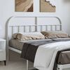vidaXL Metal Headboard White 135 cm