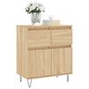 vidaXL Sideboard Sonoma Oak 60x35x70 cm Engineered Wood
