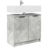 vidaXL Bathroom Cabinet with Storage Concrete Grey 64.5 x 33.5 x 59 cm