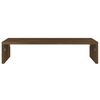 vidaXL Monitor Stand Brown Oak 60x23.5x12 cm Engineered Wood