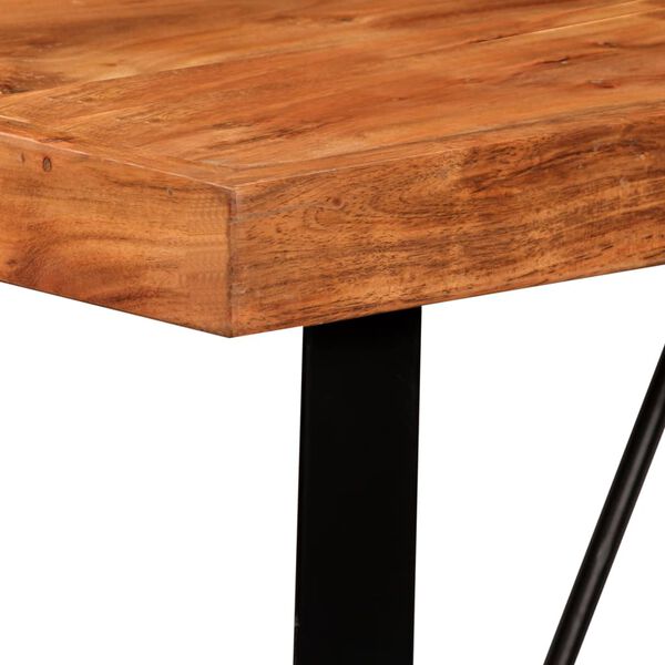 vidaXL Bar Table Solid Acacia Wood 120x60x107 cm