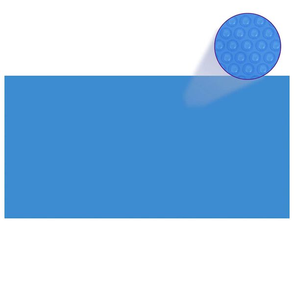 vidaXL Pool Cover Blue 600x300 cm PE