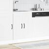 vidaXL Sink Base Cabinet Kalmar White 60x46x81.5 cm Engineered Wood