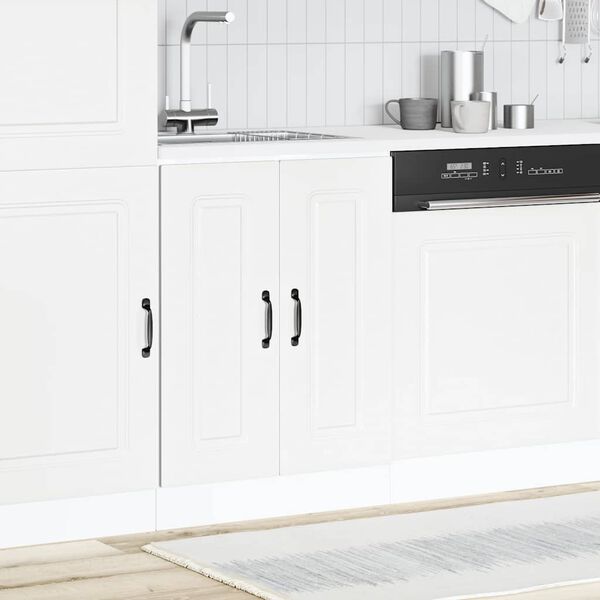 vidaXL Sink Base Cabinet Kalmar White 60x46x81.5 cm Engineered Wood
