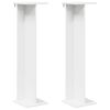 vidaXL Plant Stand 2 pcs White 25 x 25.5 x 100.5 cm Engineered Wood