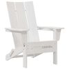 vidaXL Garden Lounge Furniture 2 pcs White 74.5 x 80.5 x 90cm Plastic