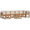 vidaXL Outdoor Sofa Set 8 pcs Natural Solid Acacia Wood