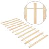 vidaXL Roll-up Bed Base with 11 Slats 80x200 cm Solid Pinewood