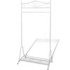 vidaXL Clothing Rack White Steel