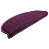 vidaXL Stair Mats 20 pcs 65x21x4 cm Violet Half Round Large