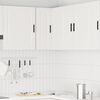 vidaXL Kitchen Wall Corner Cabinet Porto White Engineered Wood