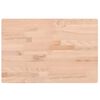 vidaXL Table Top 60x40x4 cm Rectangular Solid Wood Beech