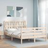 vidaXL Bed Frame without Mattress 140x190 cm Solid Wood