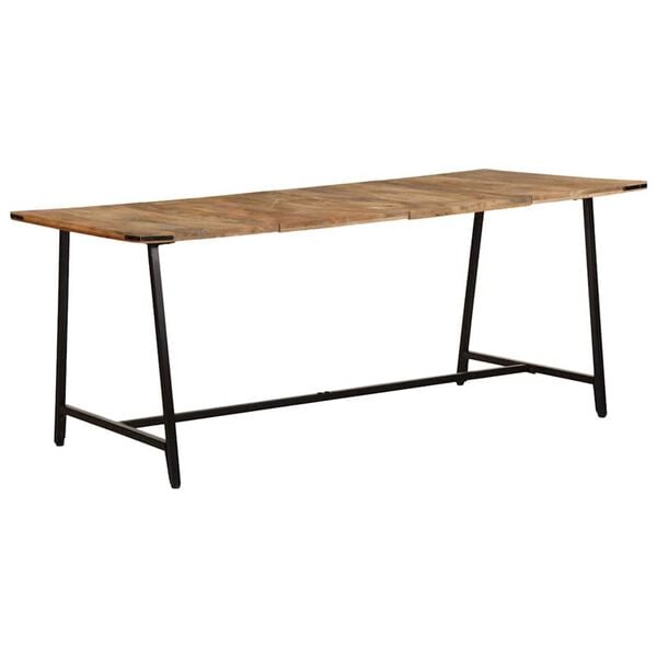 vidaXL Dining Table 180x90x75 cm Solid Wood Mango