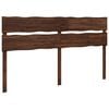 vidaXL Live Edge Headboard ROSTOCK Dark Brown 200 cm Solid Acacia Wood
