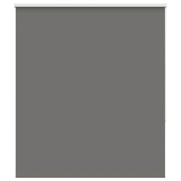 vidaXL Roller Blind Blackout Grey 120x175 cm Fabric Width 116.6 cm Polyester