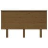 vidaXL Bed Headboard Honey Brown 139x6x82.5 cm Solid Wood Pine