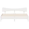 vidaXL Bed Frame without Mattress White 180x200 cm Super King Solid Wood Pine