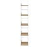 vidaXL 5-Layer Book Shelf Oak 60x27.6x158.5 cm Engineered Wood