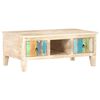 vidaXL Coffee Table 100x55x40 cm Rough Acacia Wood