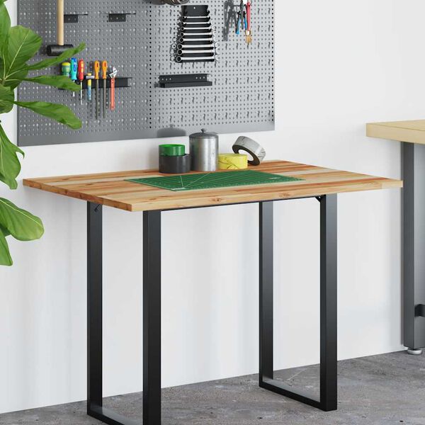 vidaXL Desk Top Oil Finished 100x80x2 cm Solid Wood Acacia