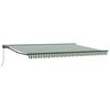 vidaXL Awning Frame Green and White 450 x 300 cm